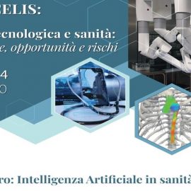 locandina secondo convegno CELIS AI e sanità